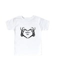 Mama's Boo Skeleton Heart Hands