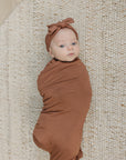 Rust Bamboo Hat OR Head Wrap Set