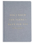 For I Know The Plans I Have For You Fabric Journal Sweet Water Decor
