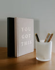 You Got This Fabric Journal