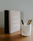 You Got This Fabric Journal