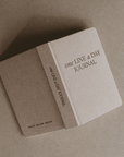 Tan One Line A Day Memory Journal