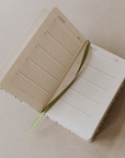 Mom's One Line A Day Green Delft Leather Journal