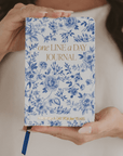 Blue Delft One Line A Day Memory Journal