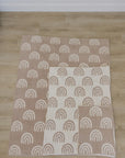 Taupe Rainbow Plush Blanket Mebie Baby