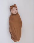 Rust Bamboo Hat OR Head Wrap Set