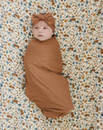 Rust Bamboo Head Wrap Mebie Baby
