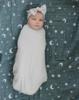 Stone Bamboo Head Wrap Mebie Baby