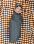 Gingham Muslin Quilt Mebie Baby