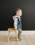 Mebie Baby Hooded Jean Jacket