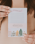 Christmas Village Notepad