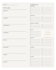 Weekly Meal Planner Notepad