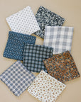 Autumn Bloom Muslin Burp Cloth