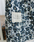 Liberty Floral + Coastal Plaid Lace Muslin Quilt Mebie Baby