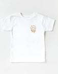 Drippy Smiley - Pocket Style Tee Saved by Grace Co.