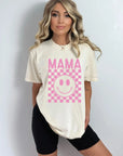 Mama - Pink Checkered Tee Saved by Grace Co.