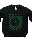 Merry Dude Checkered Sweatshirt