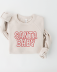 Santa Baby Varsity Maternity Sweatshirt