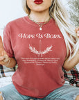 Hope is Born Isaiah 9:6 Tee Saved by Grace Co.
