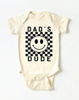 Dad's Dude Checkered Onesie Saved by Grace Co.