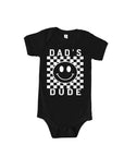Dad's Dude Checkered Onesie Saved by Grace Co.