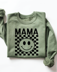 Mama Checkered Sweatshirt