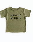 Wild Like My Curls Tee Saved by Grace Co.