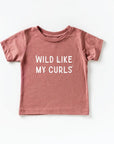 Wild Like My Curls Tee Saved by Grace Co.