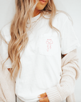 Mama Bow Pocket Tee. - FINAL SALE