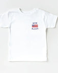 Classic God Bless the USA 4th of July - Pocket Style Saved by Grace Co.