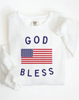 God Bless America Unisex Lightweight Classic Pullover Saved by Grace Co.
