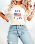 God Bless America Unisex Tee Saved by Grace Co.