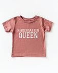 Kindergarten Queen Back to School Tee Saved by Grace Co.