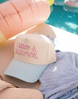 I Need a Vacation - Baby Blue Trucker Hat
