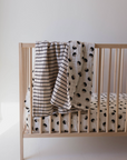 Muslin Quilt | Black & White Yin Yang / Stripe