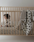 Muslin Quilt | Black & White Yin Yang / Stripe