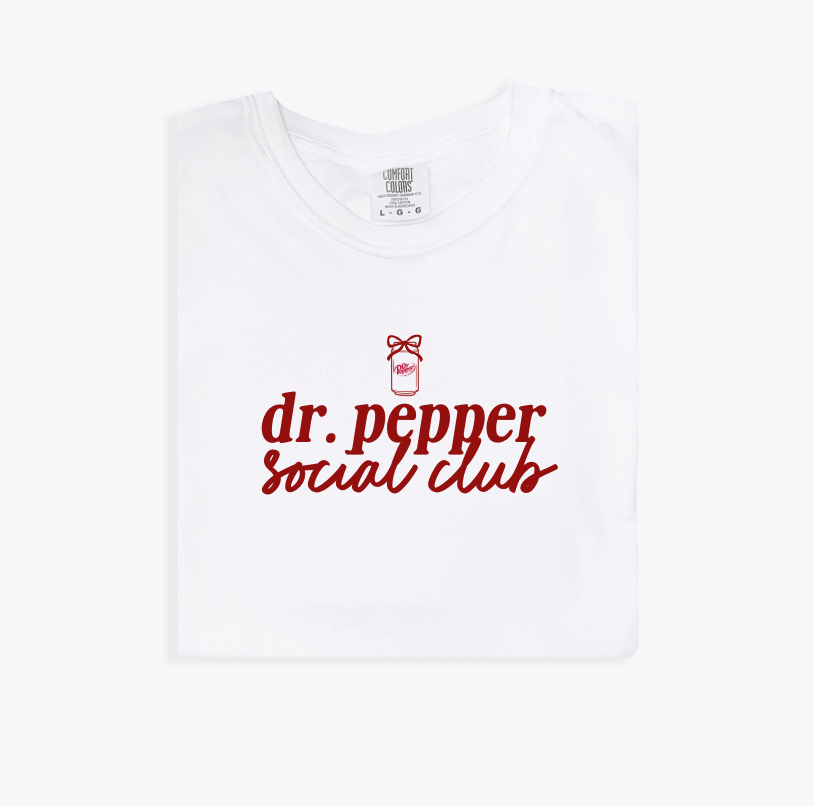 Dr. Pepper Social Club Tee – Saved by Grace Co.