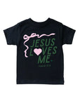 "Jesus Loves Me" Ribbon Tee Saved by Grace Co.