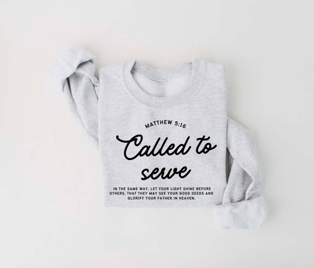 Called To Serve Pullover. -Final Sale