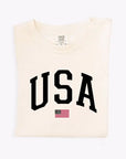USA Varsity Unisex Tee Saved by Grace Co.