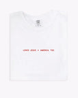 Loves Jesus + America, Too. Saved by Grace Co.