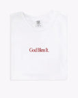 God, Bless It! Minimal Tee - Final Sale Saved by Grace Co.