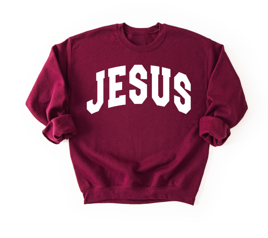 Jesus Varsity Unisex Sweatshirt – SBG Co.