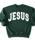 Jesus Varsity Unisex Sweatshirt - Christmas Colors