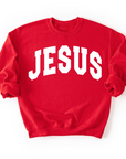 Jesus Varsity Unisex Sweatshirt - Christmas Colors