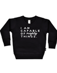 I am Capable of Might Things Kids Tee or Sweatshirt