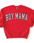 Boy Mama Varsity Outline Pullover Saved by Grace Co.