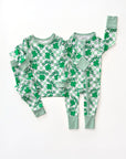 Bamboo Zip Romper | Lucky Shamrock