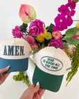 God is Good - Green Vintage Trucker Hat