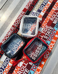 Red Stadium Approved Clear Purse With Tassle KenzKustomz